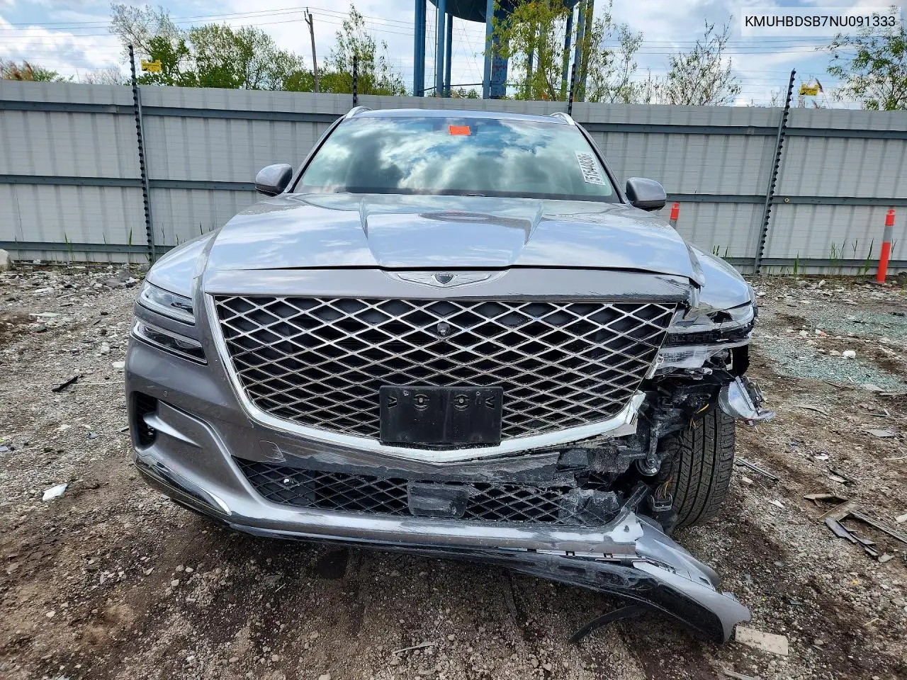 2022 Genesis Gv80 2.5T VIN: KMUHBDSB7NU091333 Lot: 51544836