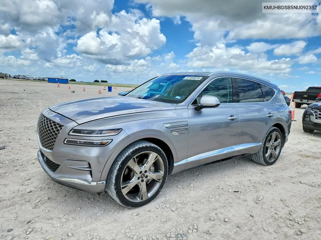 2022 Genesis Gv80 2.5T VIN: KMUHBDSB5NU092352 Lot: 57384676