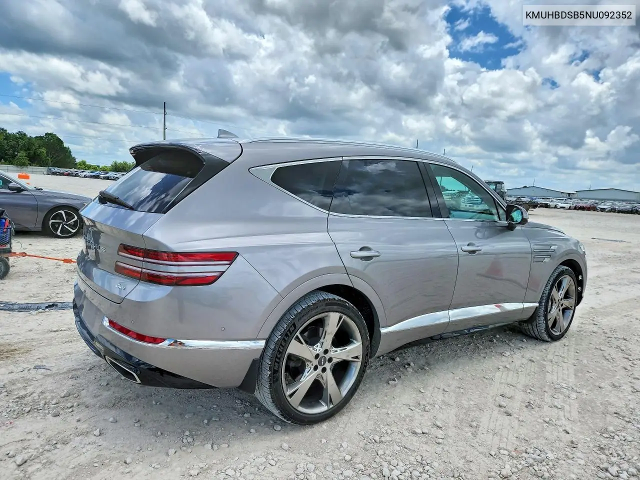 2022 Genesis Gv80 2.5T VIN: KMUHBDSB5NU092352 Lot: 57384676