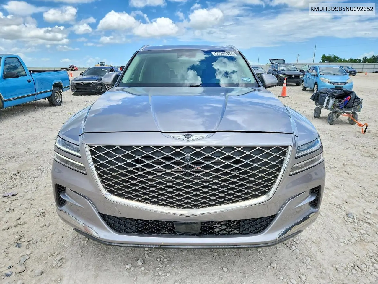 2022 Genesis Gv80 2.5T VIN: KMUHBDSB5NU092352 Lot: 57384676