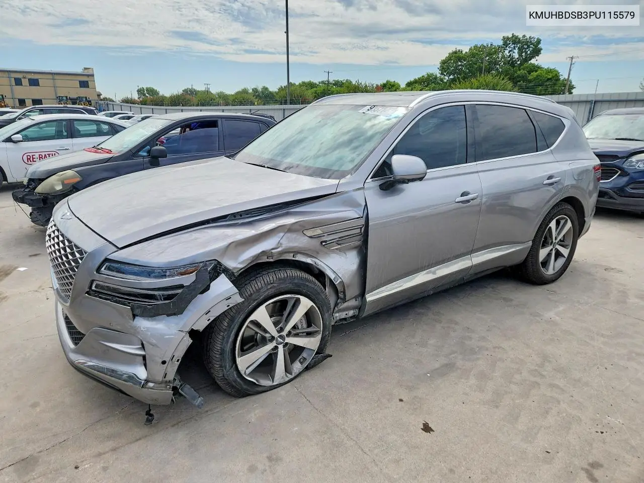 2022 Genesis Gv80 VIN: KMUHBDSB3PU115579 Lot: 61644506