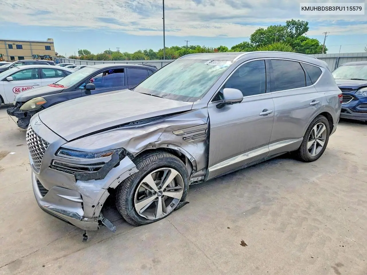 2022 Genesis Gv80 VIN: KMUHBDSB3PU115579 Lot: 61644506