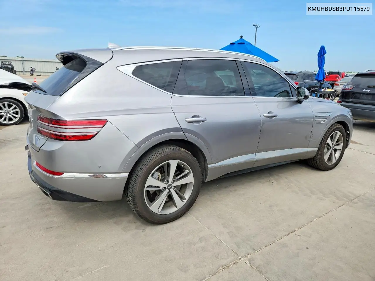 2022 Genesis Gv80 VIN: KMUHBDSB3PU115579 Lot: 61644506