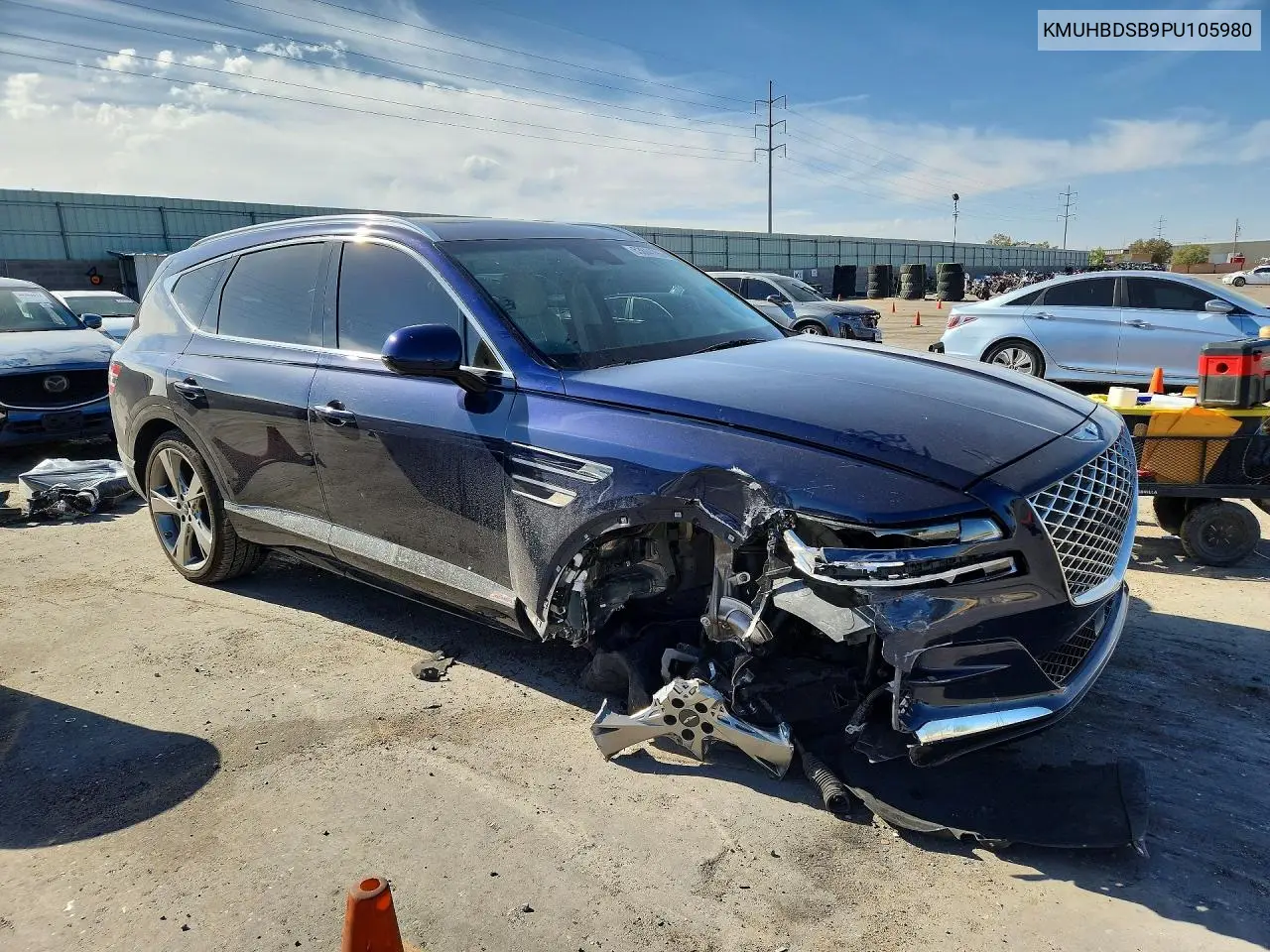 2023 Genesis Gv80 2.5T VIN: KMUHBDSB9PU105980 Lot: 53844796