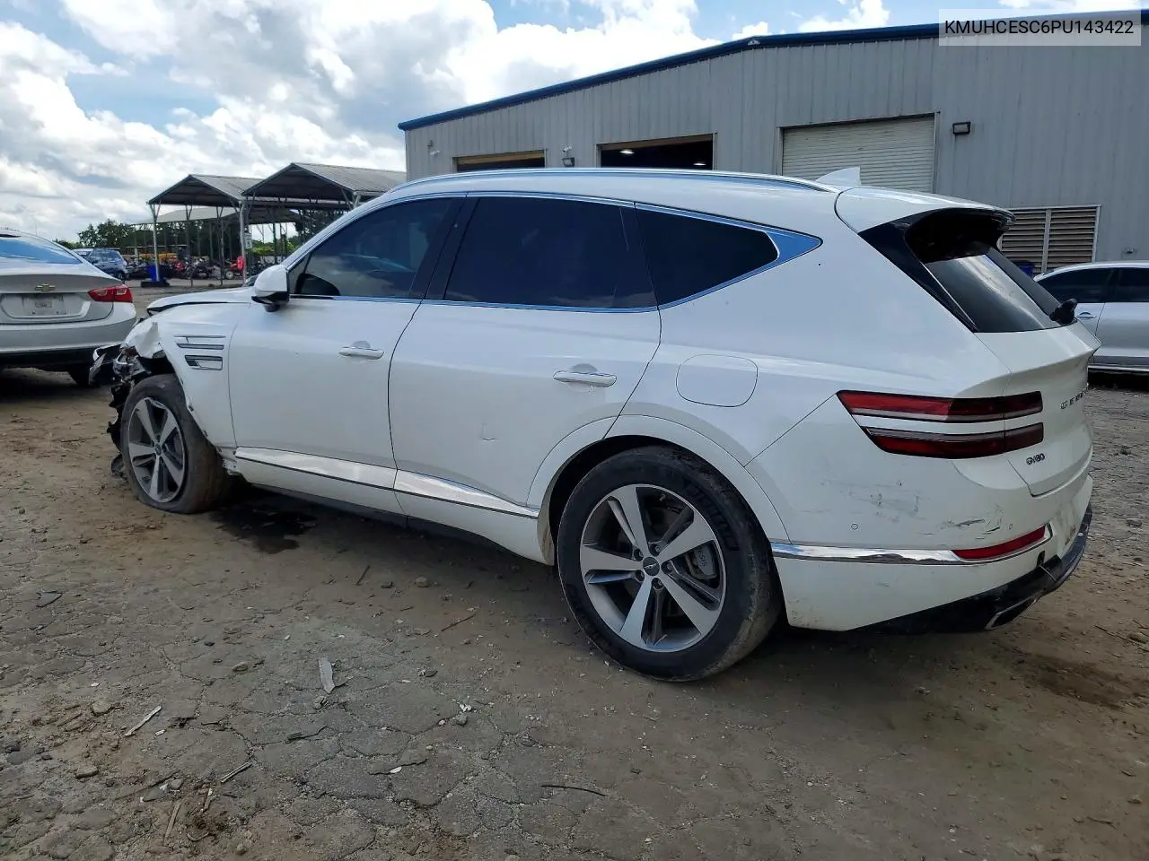 2023 Genesis Gv80 3.5T Advanced+ VIN: KMUHCESC6PU143422 Lot: 57589716