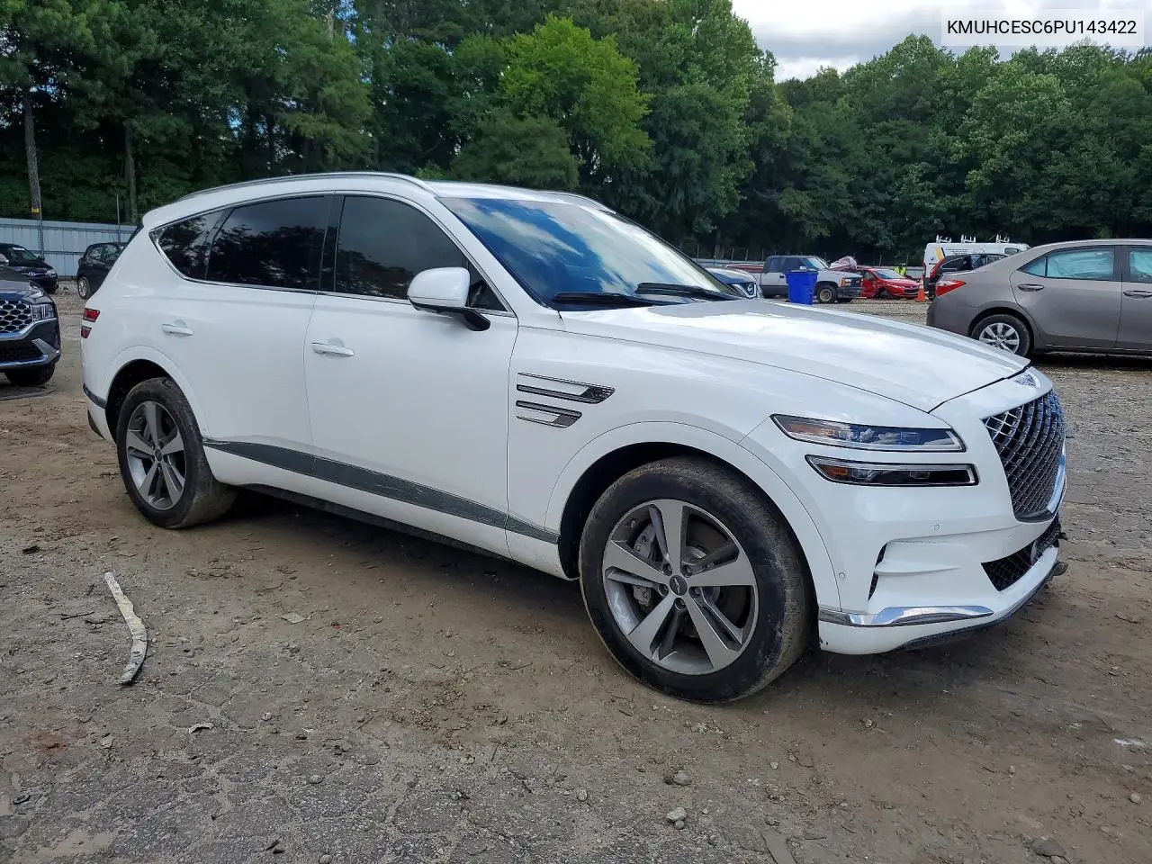 2023 Genesis Gv80 3.5T Advanced+ VIN: KMUHCESC6PU143422 Lot: 57589716