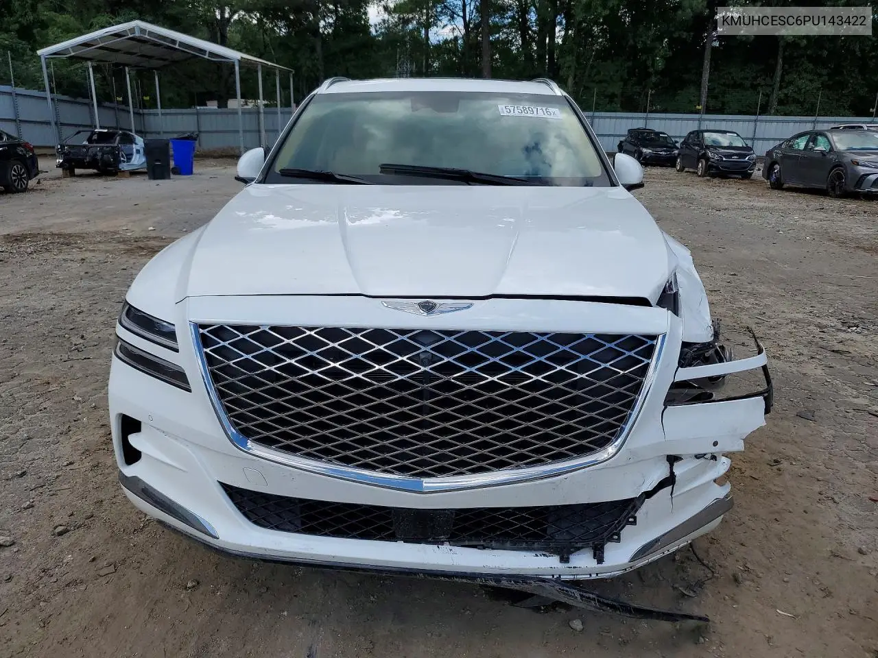 2023 Genesis Gv80 3.5T Advanced+ VIN: KMUHCESC6PU143422 Lot: 57589716