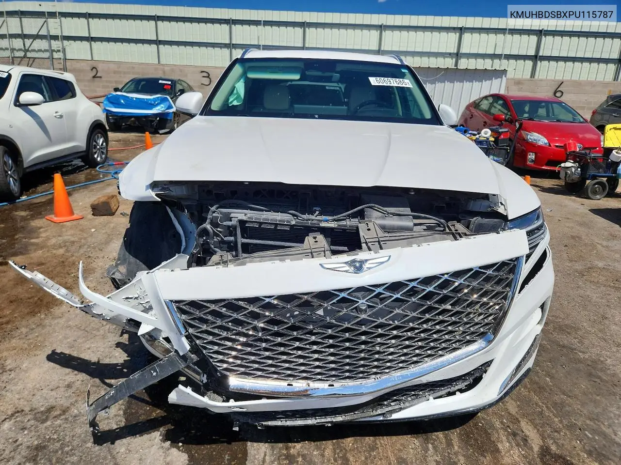 2023 Genesis Gv80 2.5T VIN: KMUHBDSBXPU115787 Lot: 60697686
