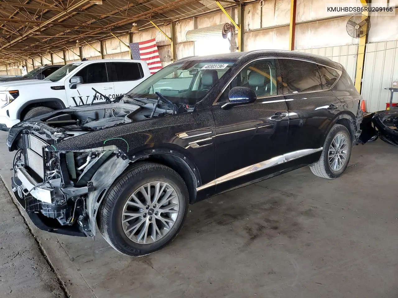 2024 Genesis Gv80 2.5T VIN: KMUHBDSB6RU209166 Lot: 48303736