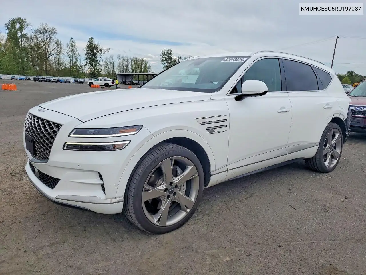 2024 Genesis Gv80 3.5T VIN: KMUHCESC5RU197037 Lot: 50643506