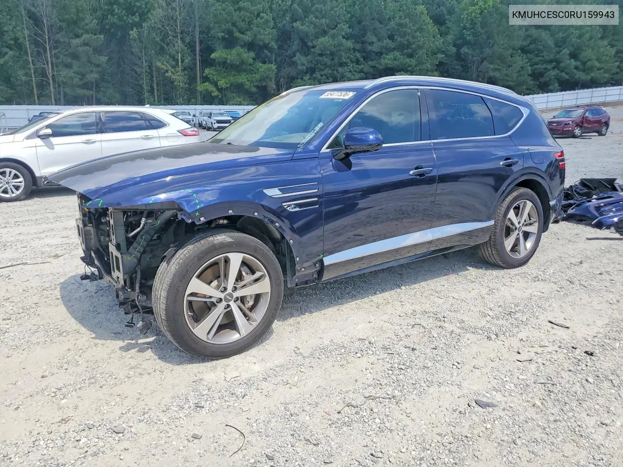 2024 Genesis Gv80 3.5T VIN: KMUHCESC0RU159943 Lot: 55477536