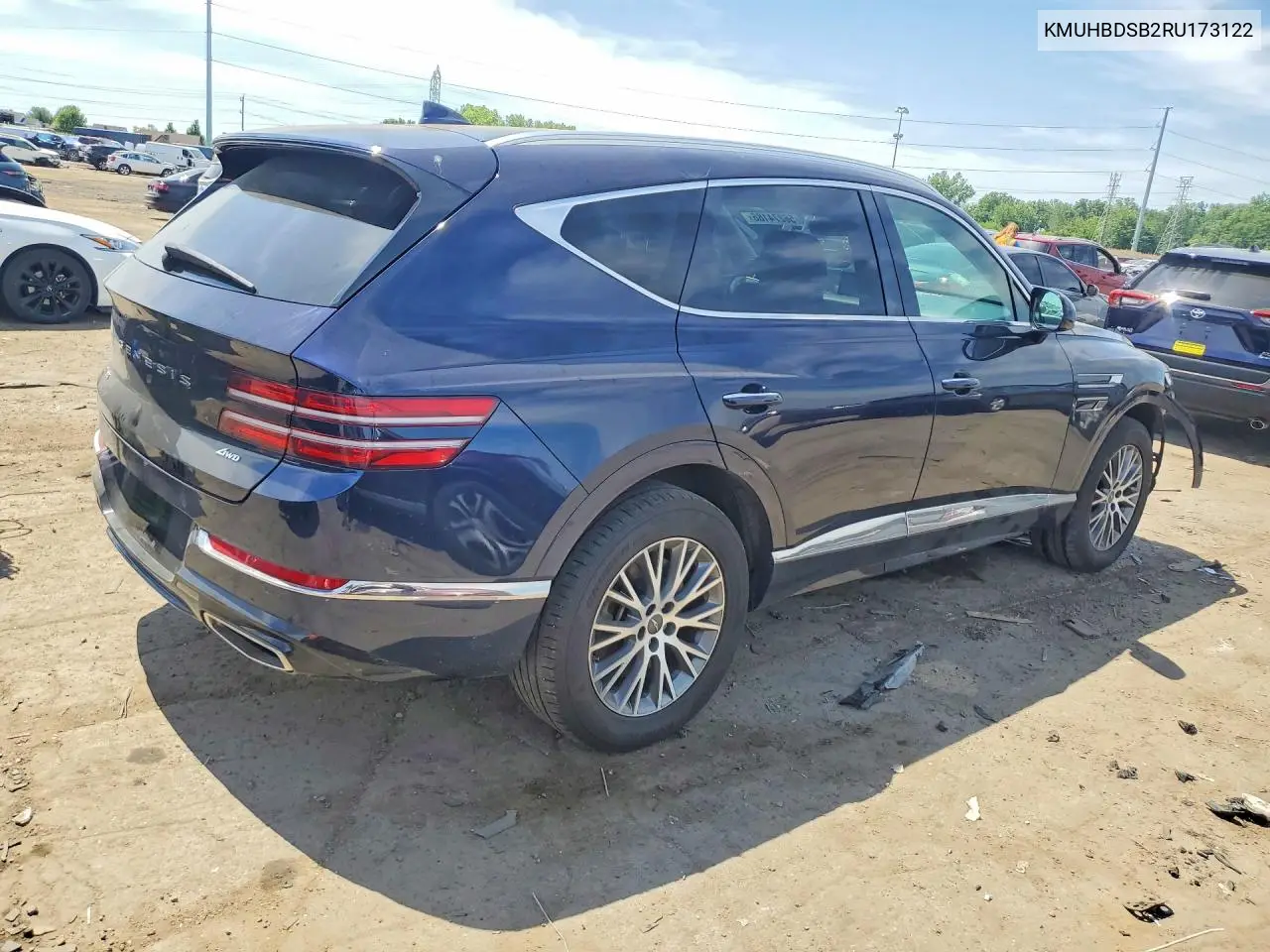 2024 Genesis Gv80 2.5T VIN: KMUHBDSB2RU173122 Lot: 56274186