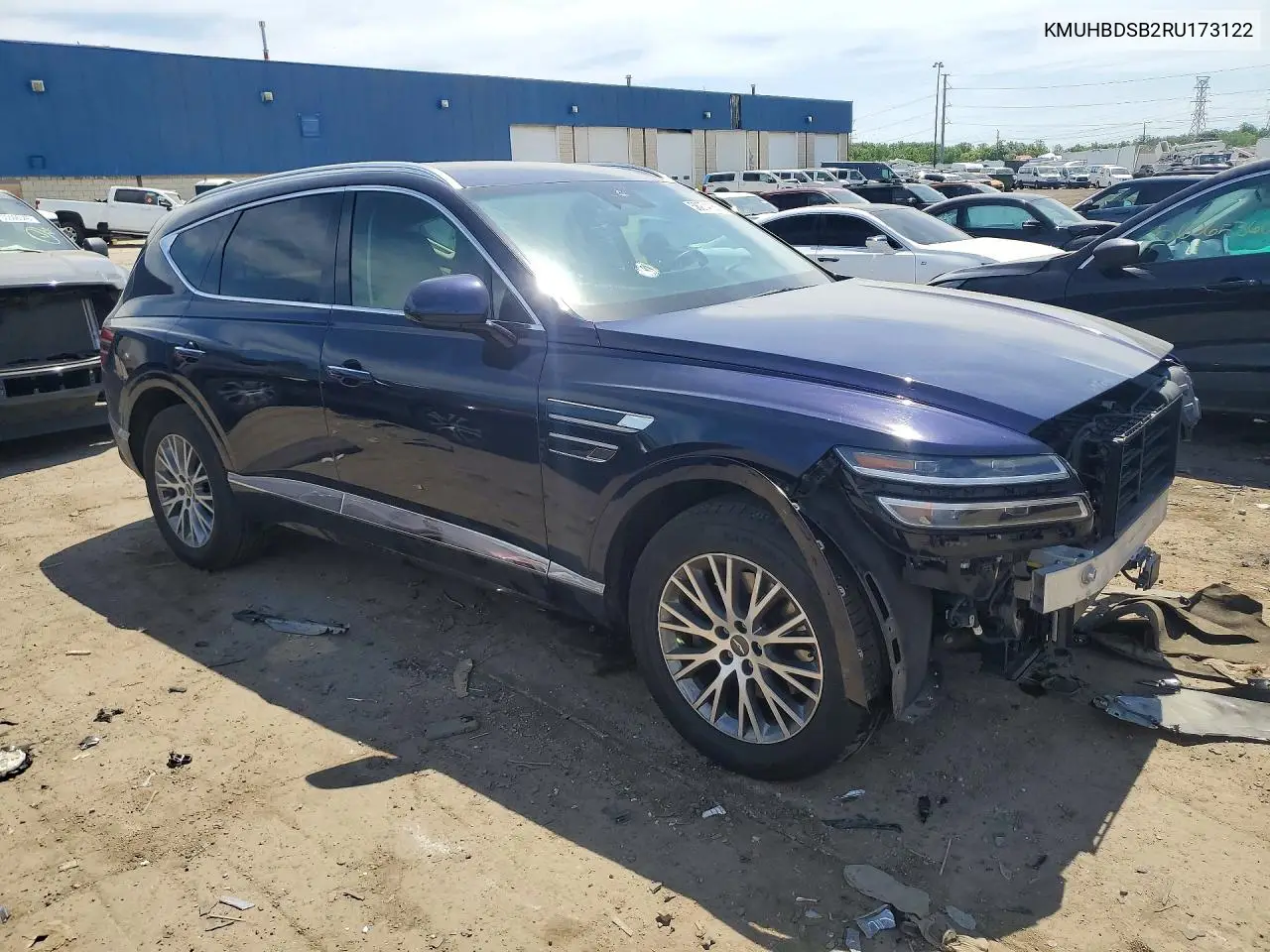 2024 Genesis Gv80 2.5T VIN: KMUHBDSB2RU173122 Lot: 56274186