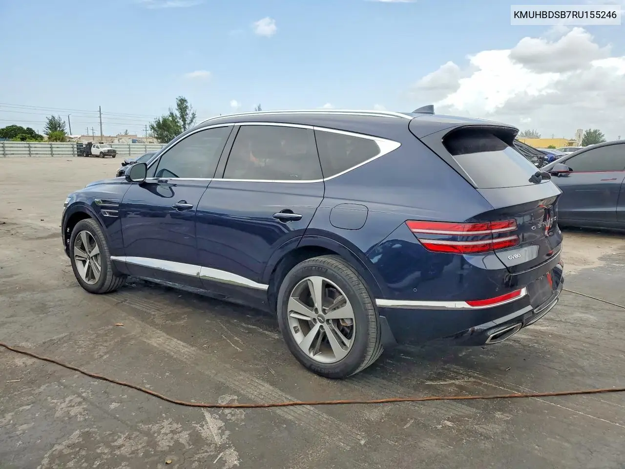 2024 Genesis Gv80 2.5T VIN: KMUHBDSB7RU155246 Lot: 59066376