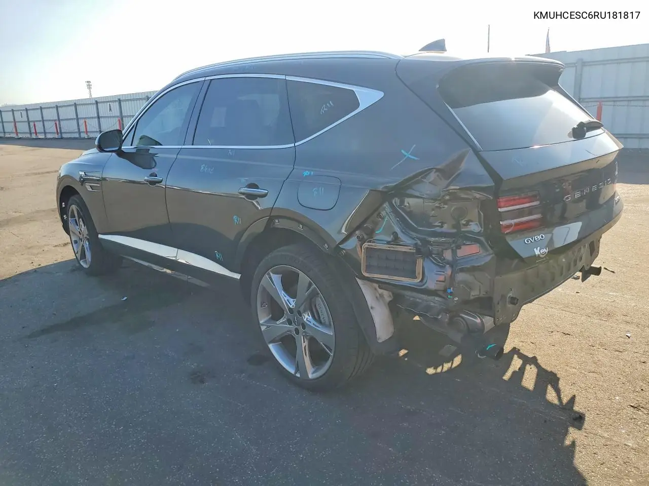 2024 Genesis Gv80 3.5T VIN: KMUHCESC6RU181817 Lot: 59962396
