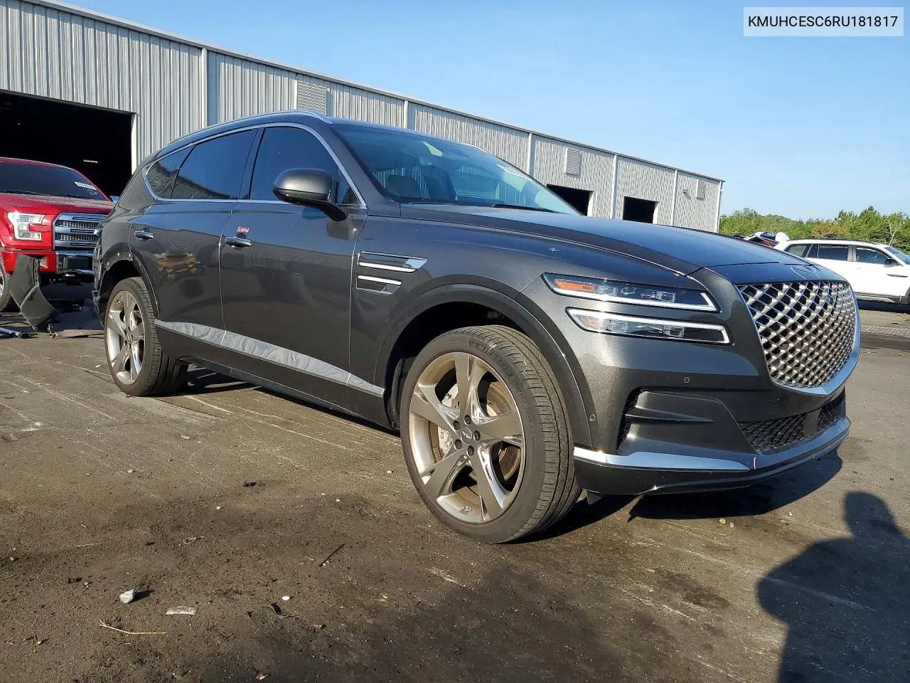 2024 Genesis Gv80 3.5T VIN: KMUHCESC6RU181817 Lot: 59962396