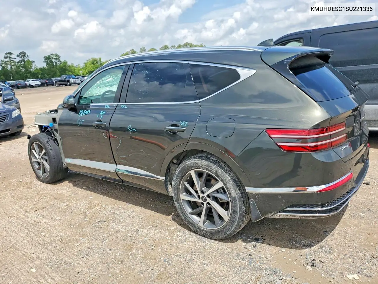 2025 Genesis Gv80 3.5T Advanced VIN: KMUHDESC1SU221336 Lot: 50613836