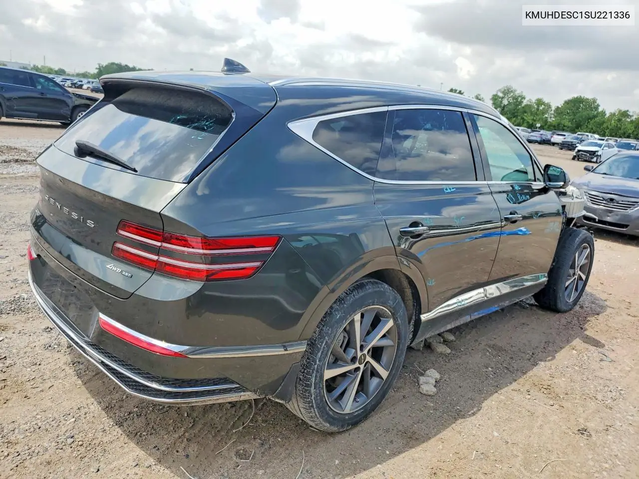2025 Genesis Gv80 3.5T Advanced VIN: KMUHDESC1SU221336 Lot: 50613836