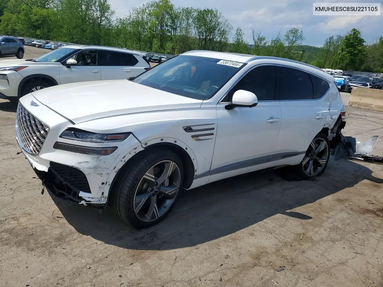 2025 Genesis Gv80 Prestige VIN: KMUHEESC8SU221105 Lot: 53872466