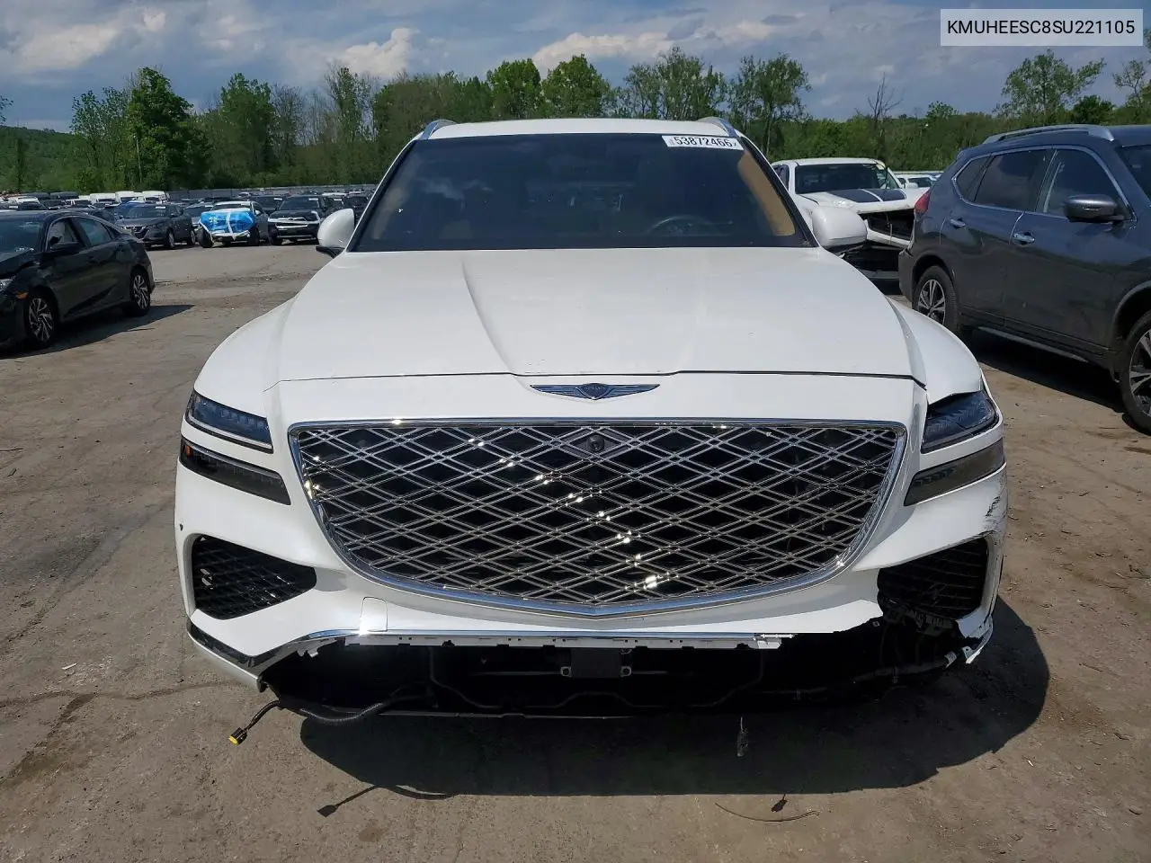 2025 Genesis Gv80 Prestige VIN: KMUHEESC8SU221105 Lot: 53872466