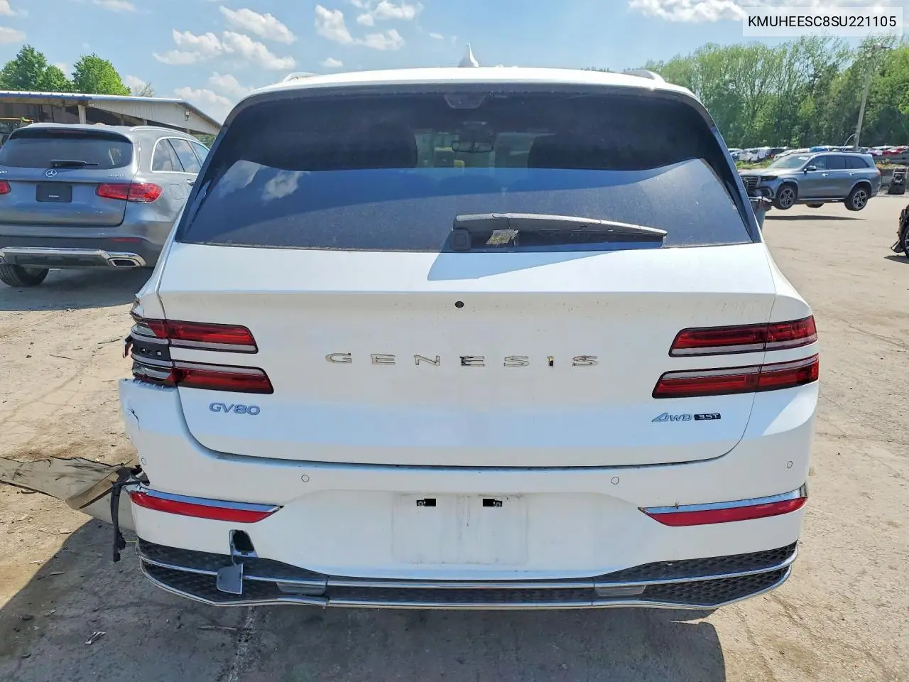 2025 Genesis Gv80 Prestige VIN: KMUHEESC8SU221105 Lot: 53872466