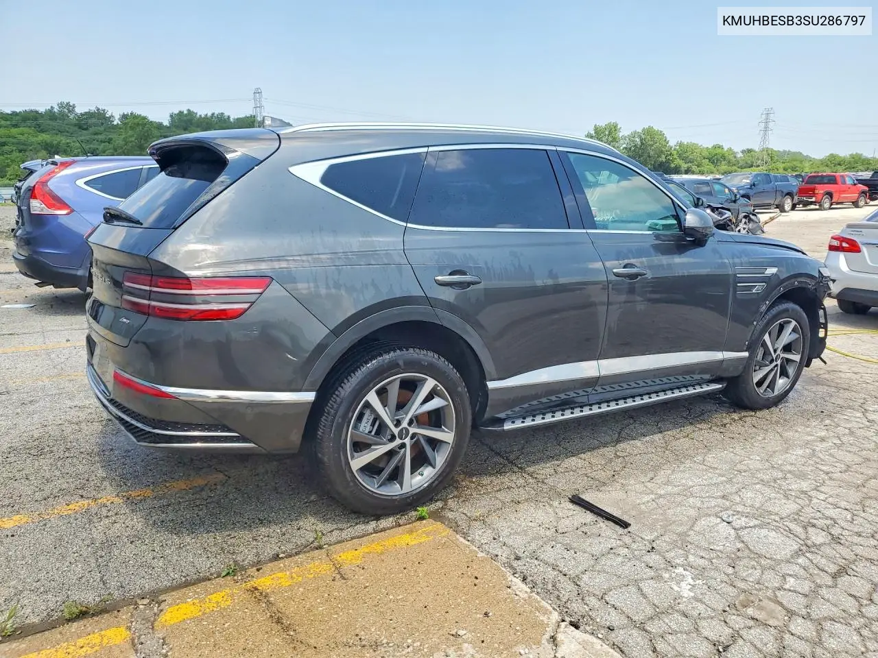 2025 Genesis Gv80 Advanced VIN: KMUHBESB3SU286797 Lot: 59825416