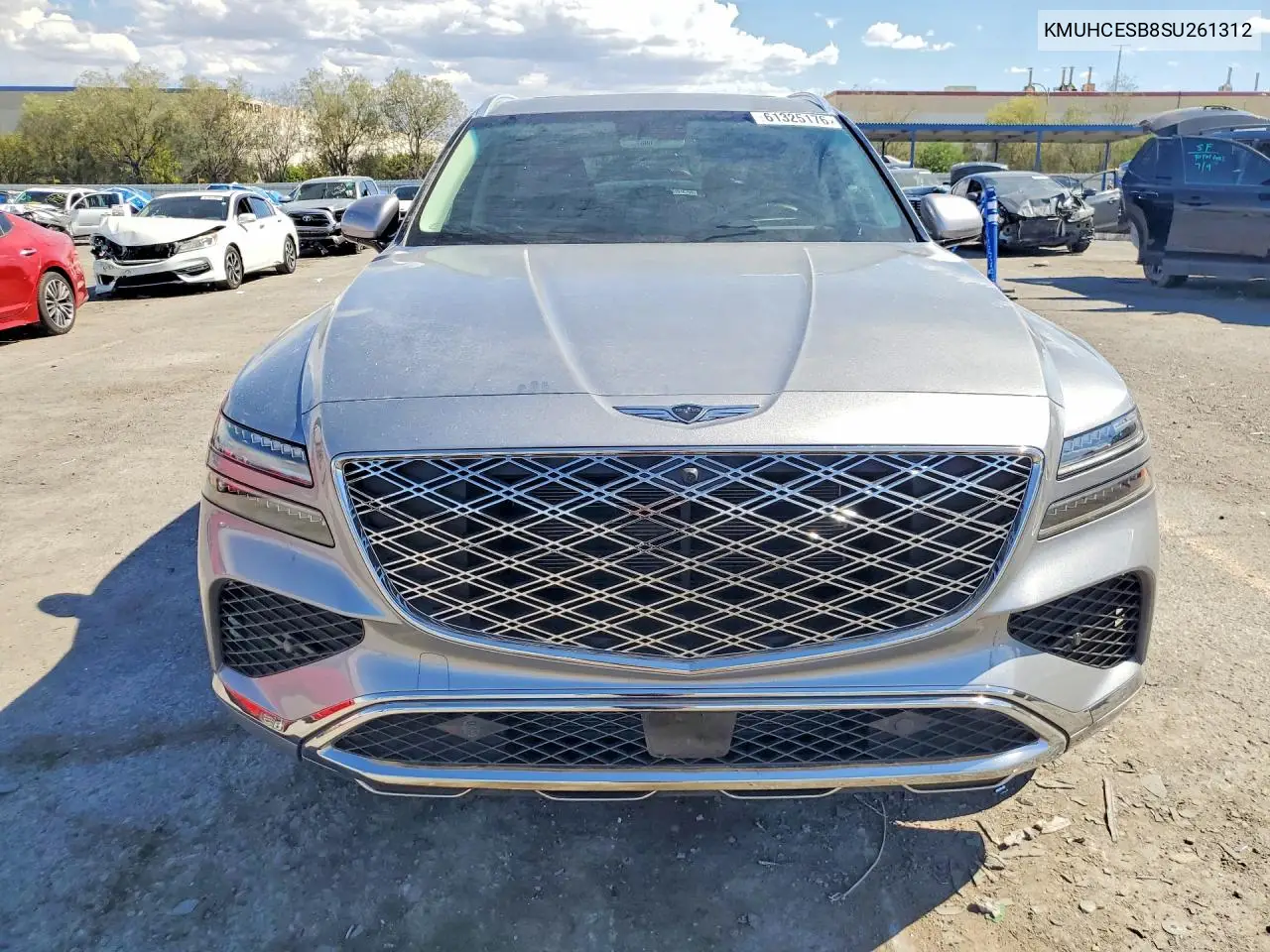 2025 Genesis Gv80 Prestige VIN: KMUHCESB8SU261312 Lot: 61325176