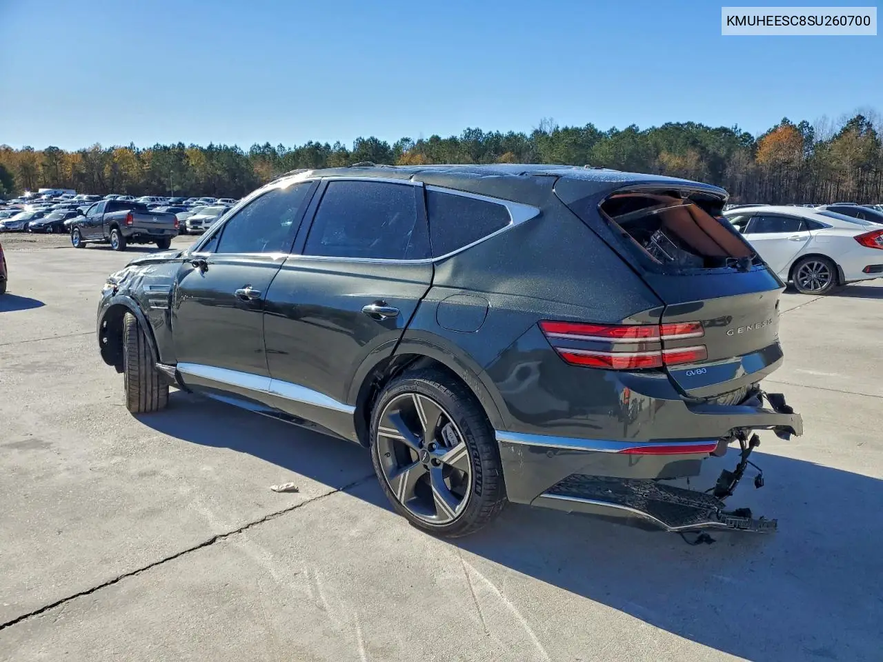 2025 Genesis Gv80 Prestige VIN: KMUHEESC8SU260700 Lot: 96914595