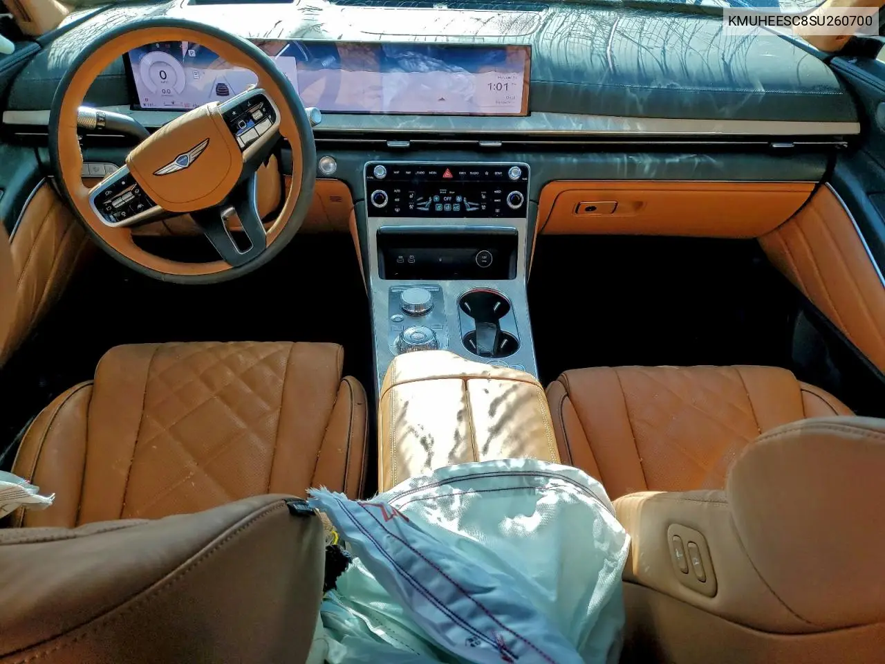 2025 Genesis Gv80 Prestige VIN: KMUHEESC8SU260700 Lot: 96914595