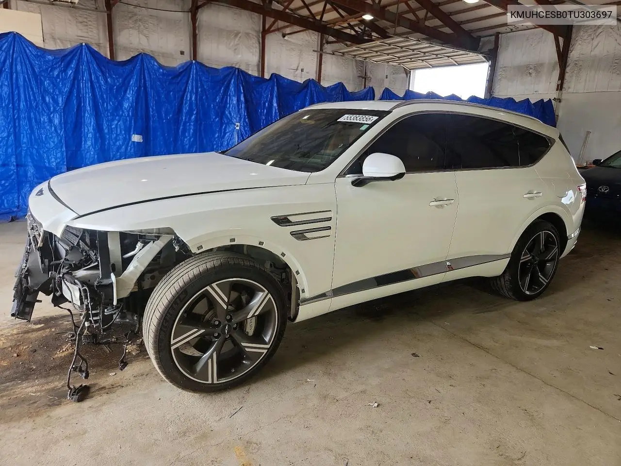 2026 Genesis Gv80 Prestige VIN: KMUHCESB0TU303697 Lot: 55383856