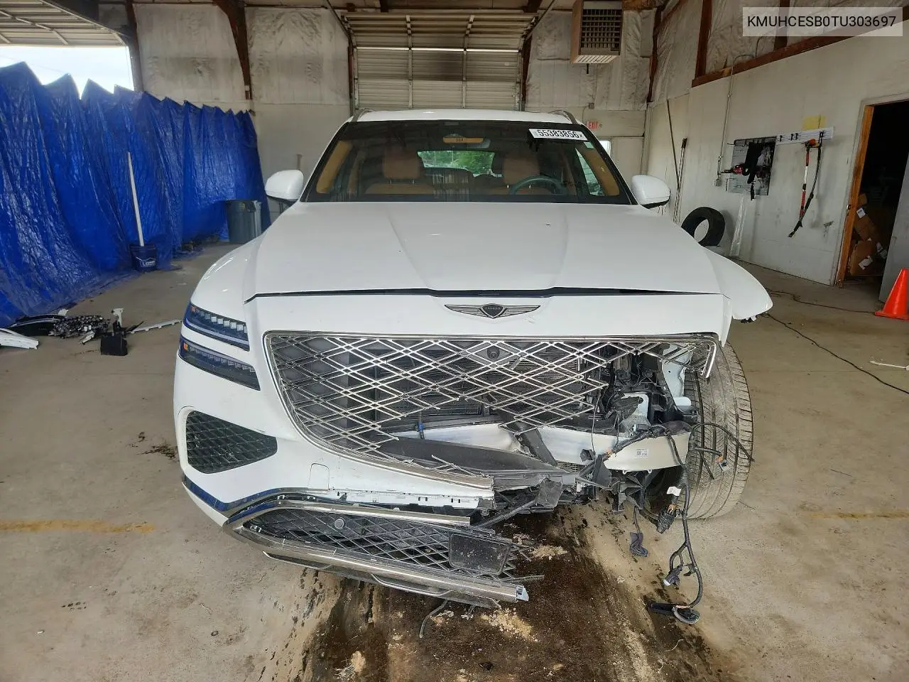 2026 Genesis Gv80 Prestige VIN: KMUHCESB0TU303697 Lot: 55383856