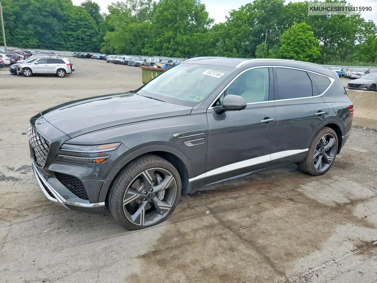 2026 Genesis Gv80 Prestige VIN: KMUHCESB3TU315990 Lot: 59231246