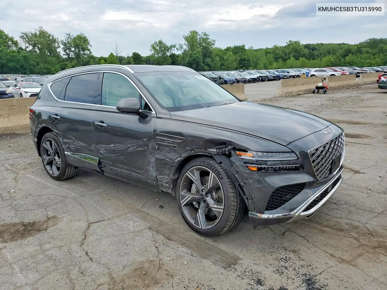 2026 Genesis Gv80 Prestige VIN: KMUHCESB3TU315990 Lot: 59231246