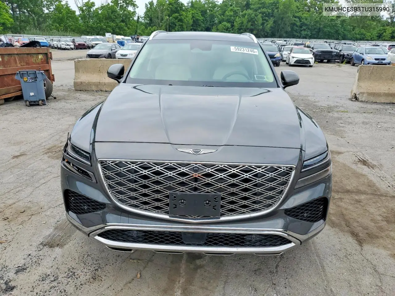 2026 Genesis Gv80 Prestige VIN: KMUHCESB3TU315990 Lot: 59231246