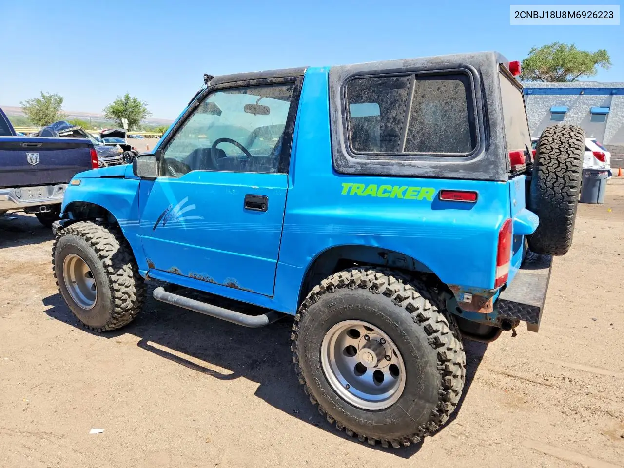 1991 Geo Tracker VIN: 2CNBJ18U8M6926223 Lot: 57887086