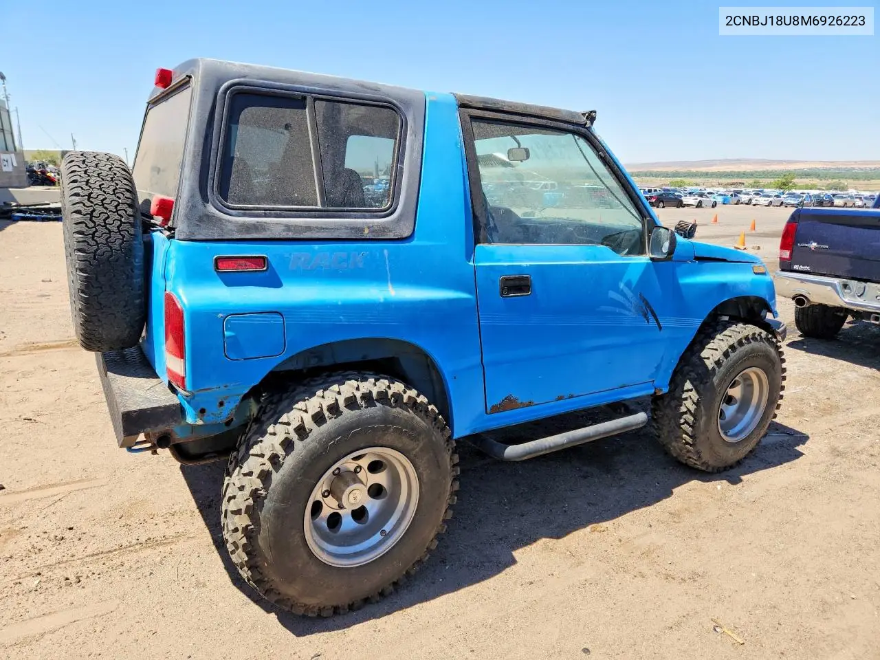 1991 Geo Tracker VIN: 2CNBJ18U8M6926223 Lot: 57887086
