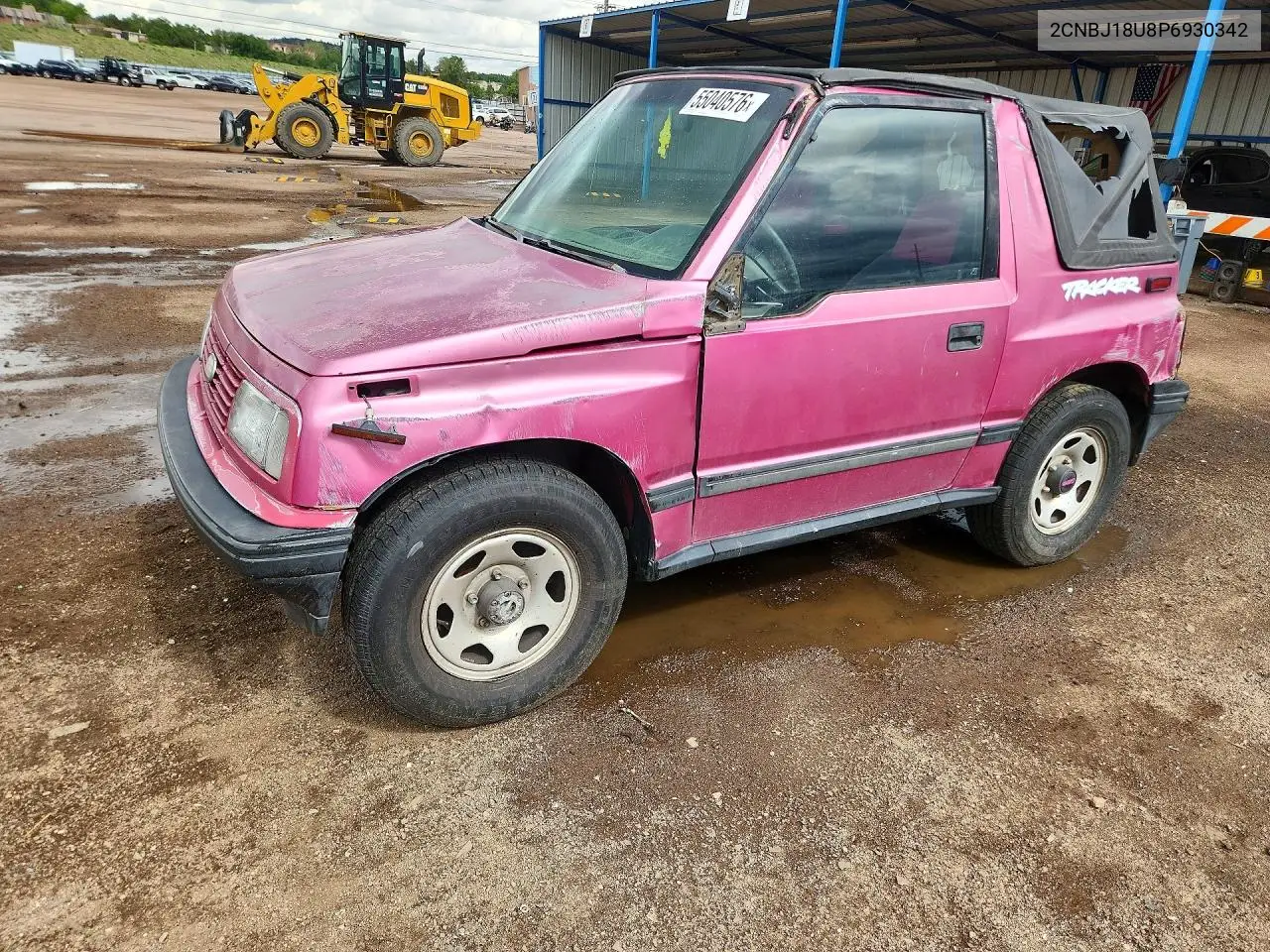 1993 Geo Tracker VIN: 2CNBJ18U8P6930342 Lot: 55040576