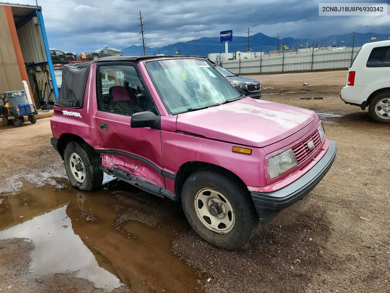 1993 Geo Tracker VIN: 2CNBJ18U8P6930342 Lot: 55040576