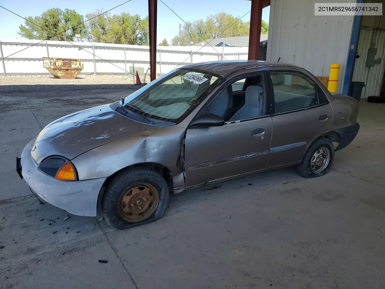 1995 Geo Metro Base VIN: 2C1MR5296S6741342 Lot: 52943666