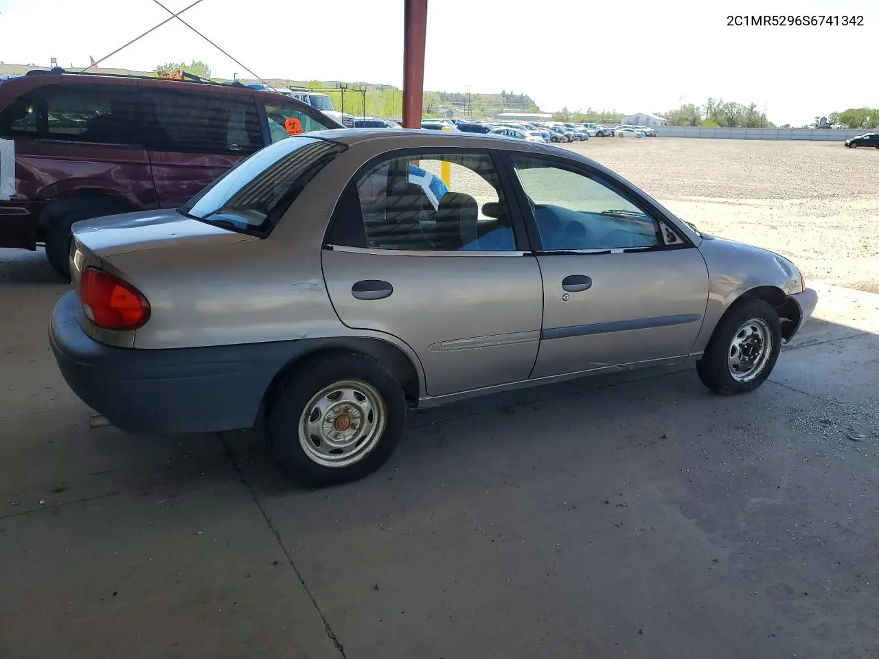 1995 Geo Metro Base VIN: 2C1MR5296S6741342 Lot: 52943666