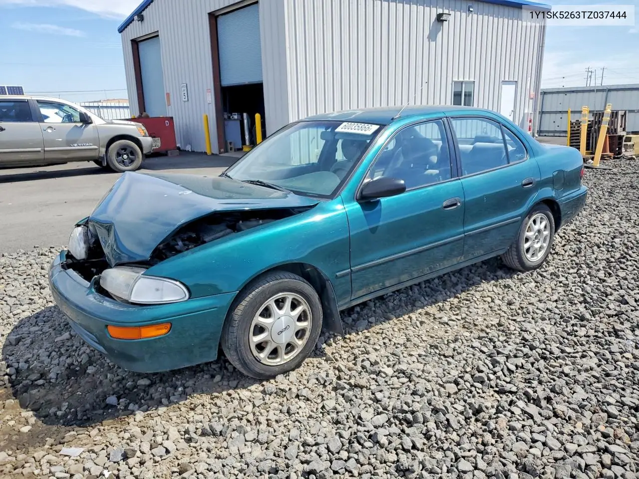 1996 Geo Prizm Base VIN: 1Y1SK5263TZ037444 Lot: 60035866