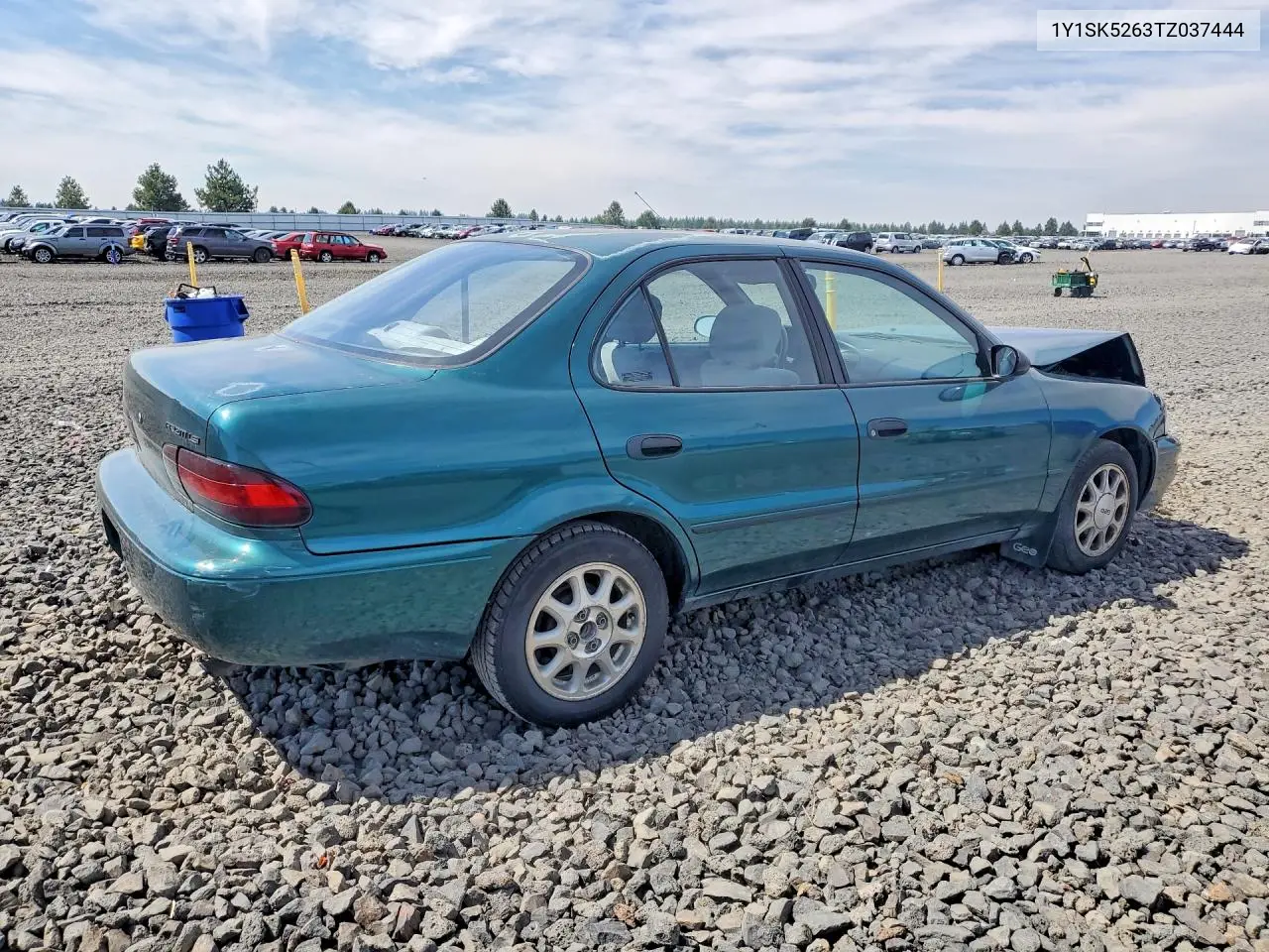 1996 Geo Prizm Base VIN: 1Y1SK5263TZ037444 Lot: 60035866