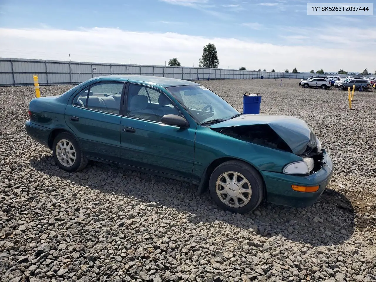 1996 Geo Prizm Base VIN: 1Y1SK5263TZ037444 Lot: 60035866