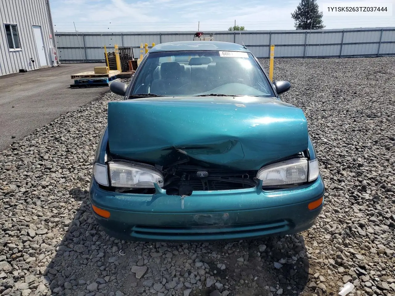 1996 Geo Prizm Base VIN: 1Y1SK5263TZ037444 Lot: 60035866
