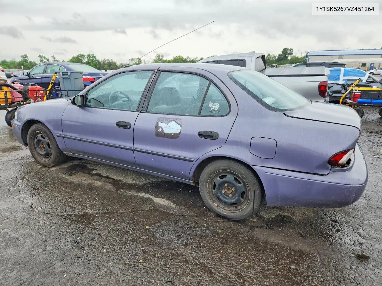 1997 Geo Prizm Base VIN: 1Y1SK5267VZ451264 Lot: 58206946