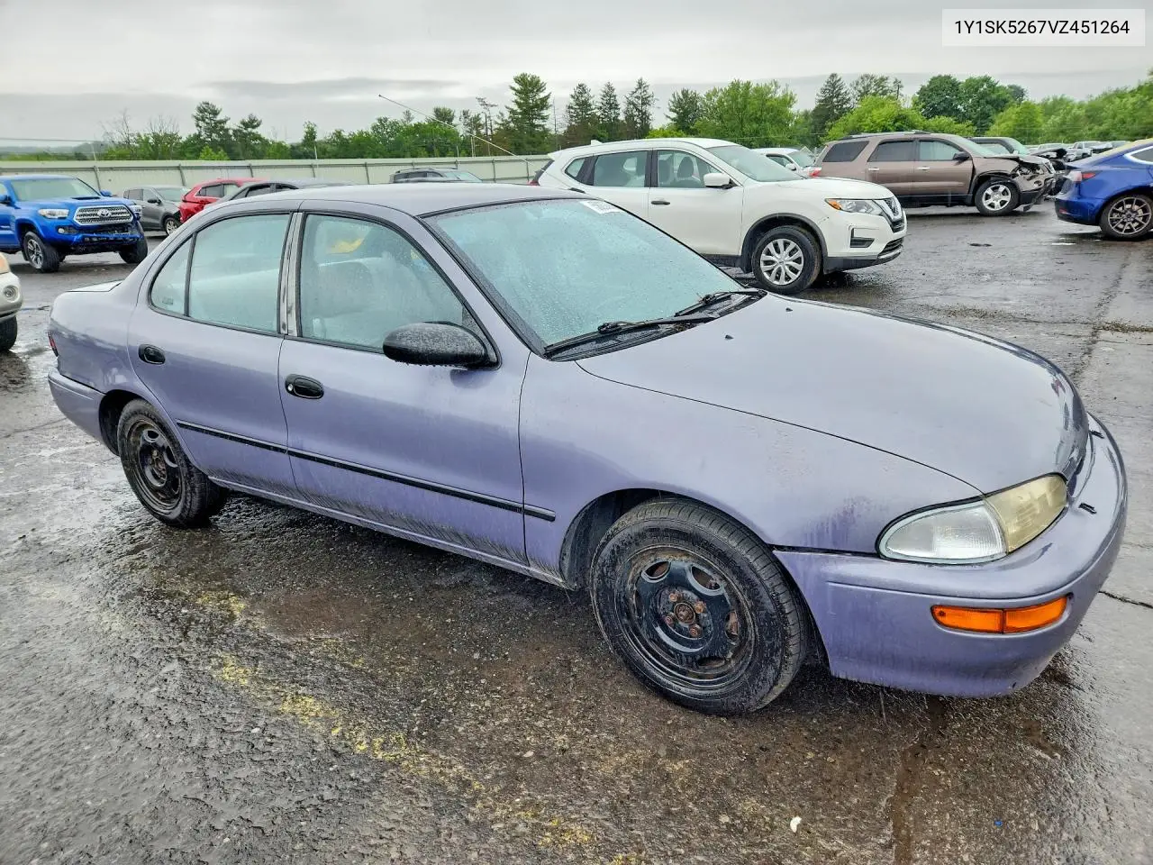 1997 Geo Prizm Base VIN: 1Y1SK5267VZ451264 Lot: 58206946