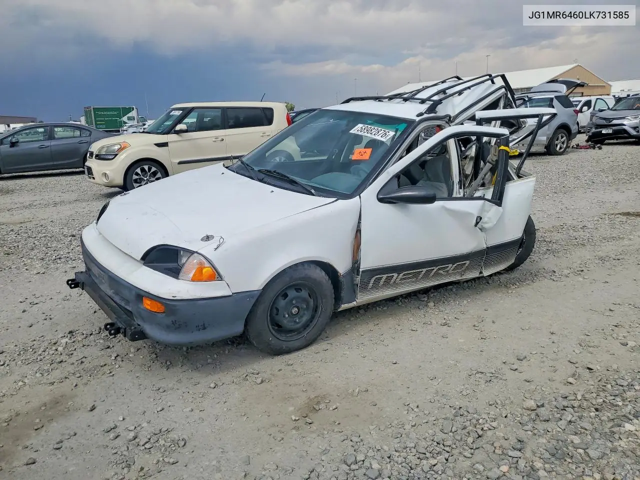 1990 Geo Metro Lsi Sprint Cl VIN: JG1MR6460LK731585 Lot: 58982876