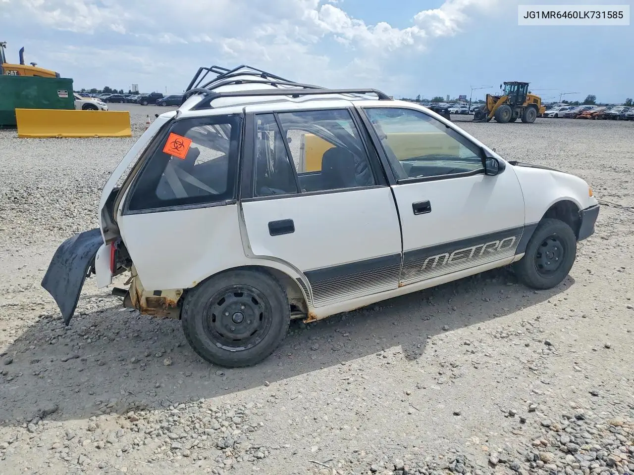 1990 Geo Metro Lsi Sprint Cl VIN: JG1MR6460LK731585 Lot: 58982876