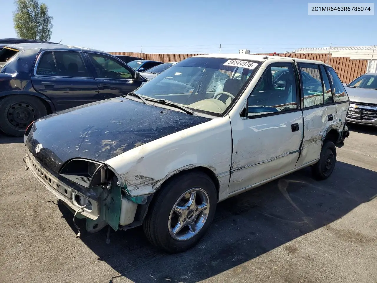 1994 Geo Metro VIN: 2C1MR6463R6785074 Lot: 50344976