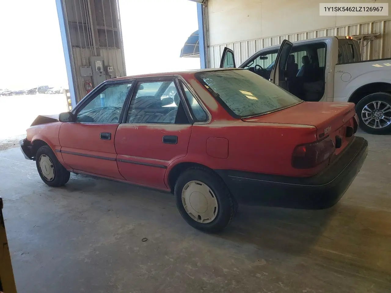 1990 Geo Prizm Base VIN: 1Y1SK5462LZ126967 Lot: 48815356